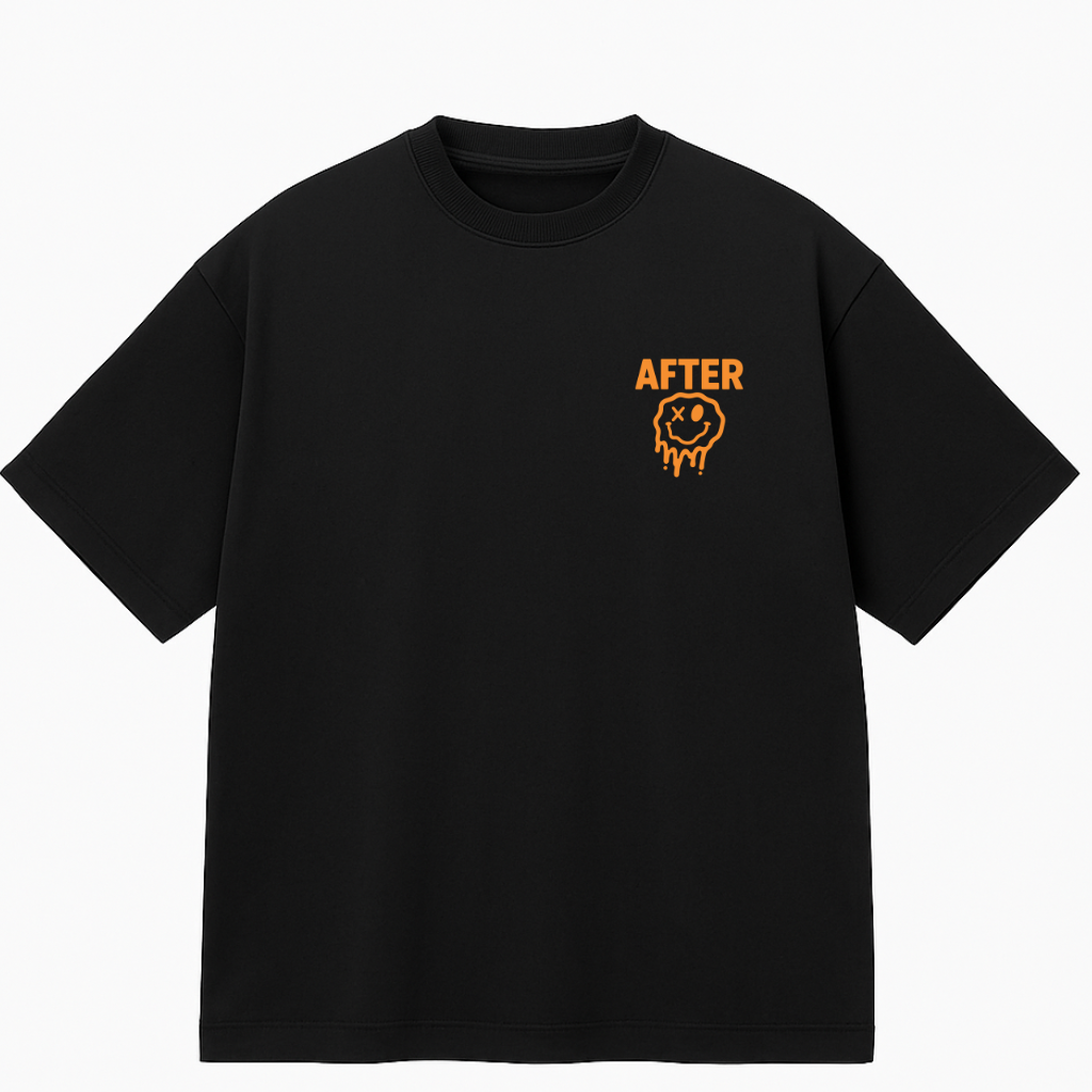 CAMISETA OVERSIZED PRETA MELODIQUINHO SAFADO RAVE FESTA - AFTER STORE