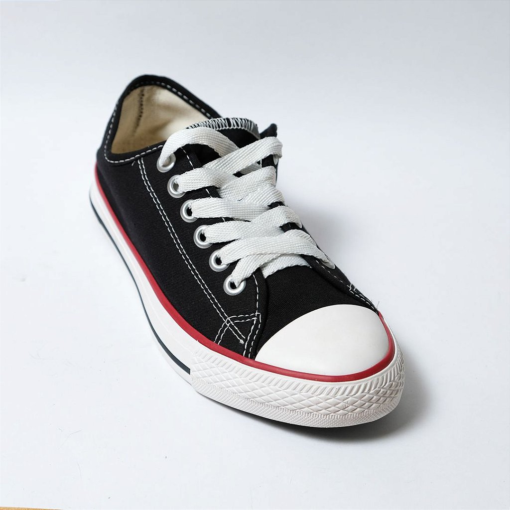 Tênis Converse All Star Cano Baixo Napa Preto