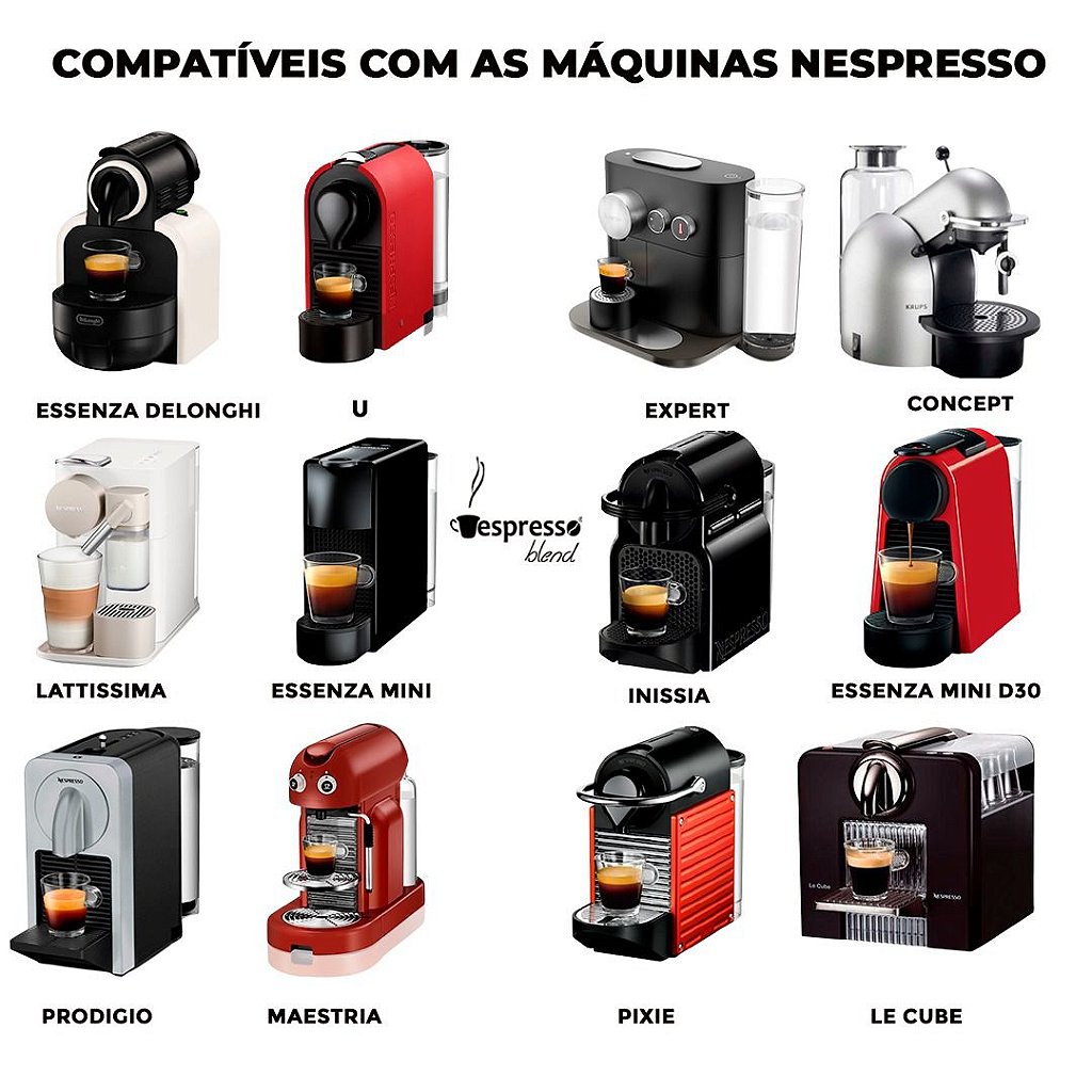 Cápsulas de café Extra forte com 10 unidades compatível Nespresso -  Espresso Blend