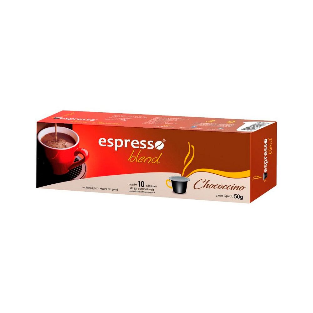 Cápsulas de Chococcino com 10 unidades compatível Nespresso - Espresso Blend