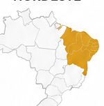 Mapa Região Nordeste