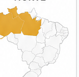 Mapa Região Norte