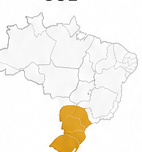 Mapa Região Sul