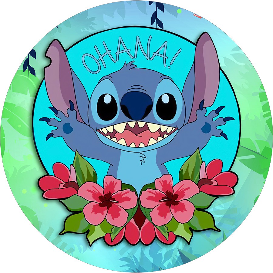 Desenho do stitch colorido imprimir