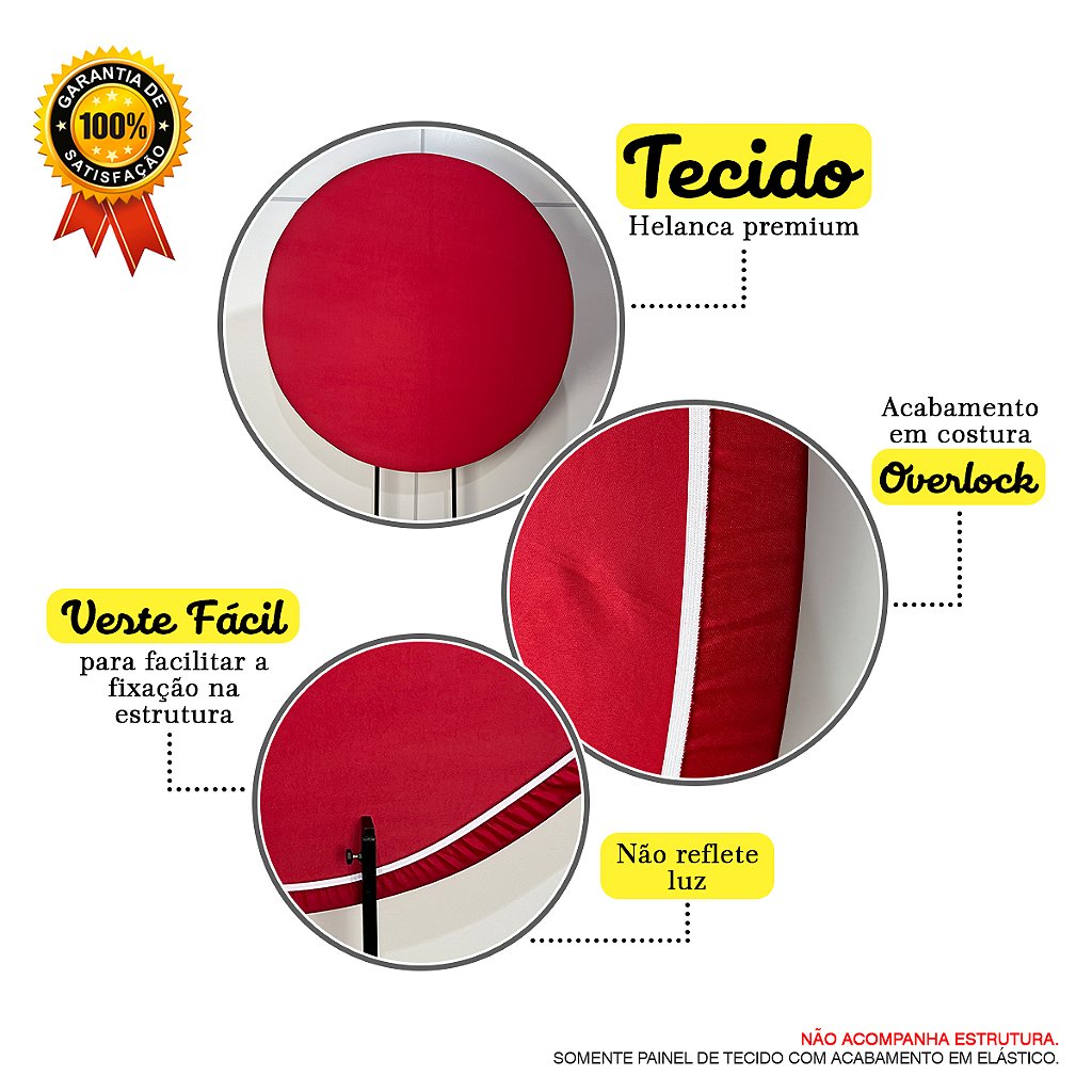 Painel Redondo Tecido Sublimado 3D Tico e Teco WRD-5772 - Wear Sublimações