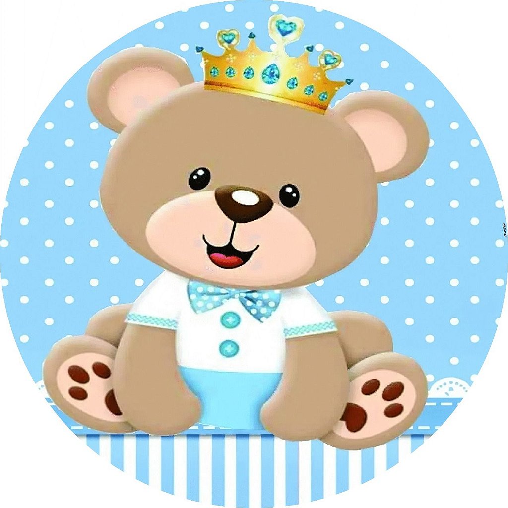 Ninho para bebe azul bebê urso príncipe