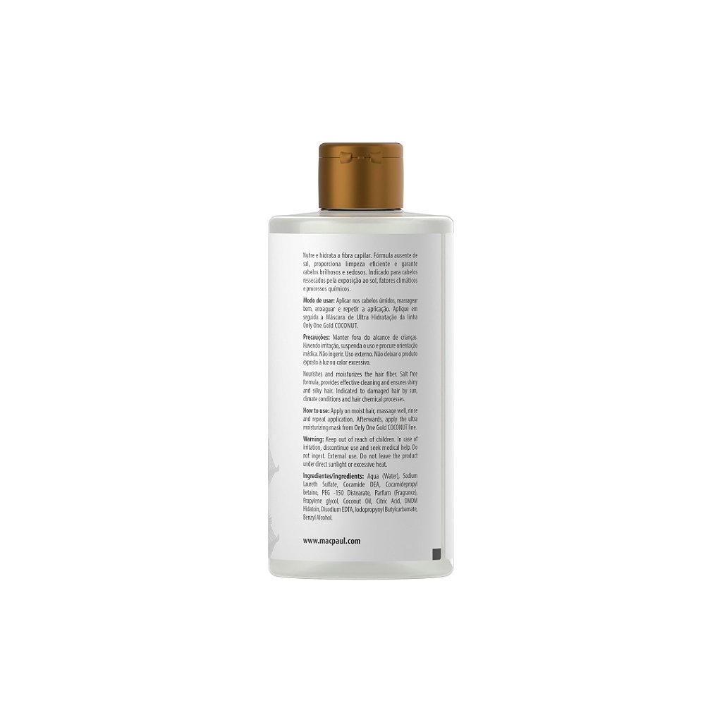 Promoção MacPaul Only One Gold Coconut Shampoo Nutritivo - 250ml