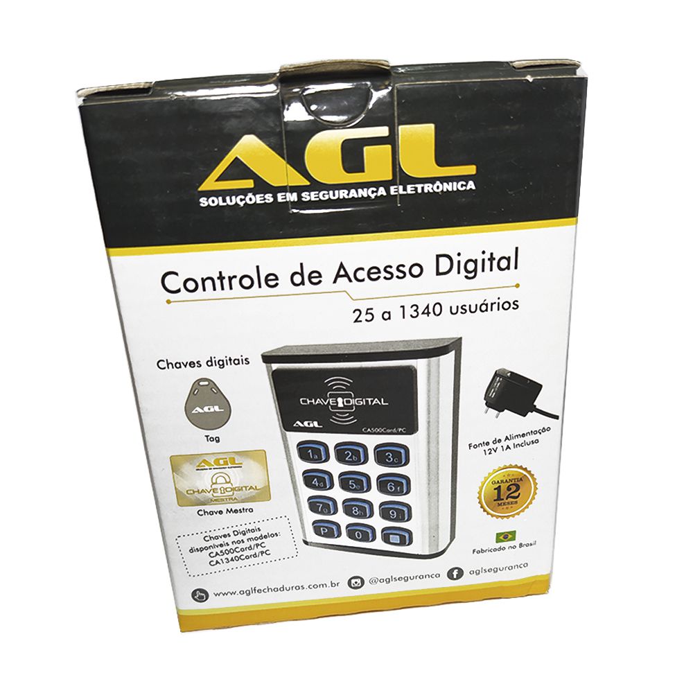 CONTROLE ACESSO CA500 CARD PC AGL Eletrica Suzuki Votuporanga