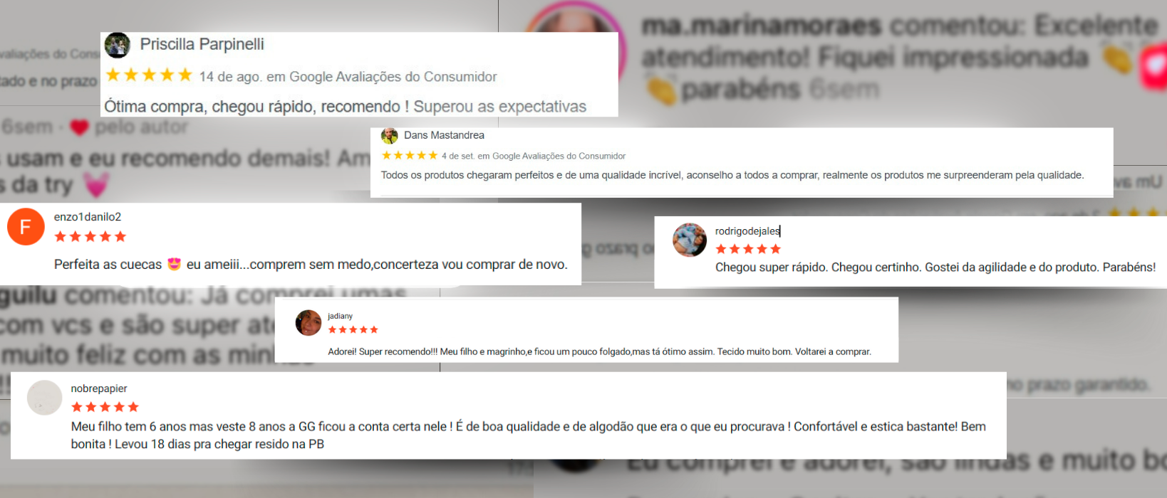 Depoimentos dos nossos clientes
