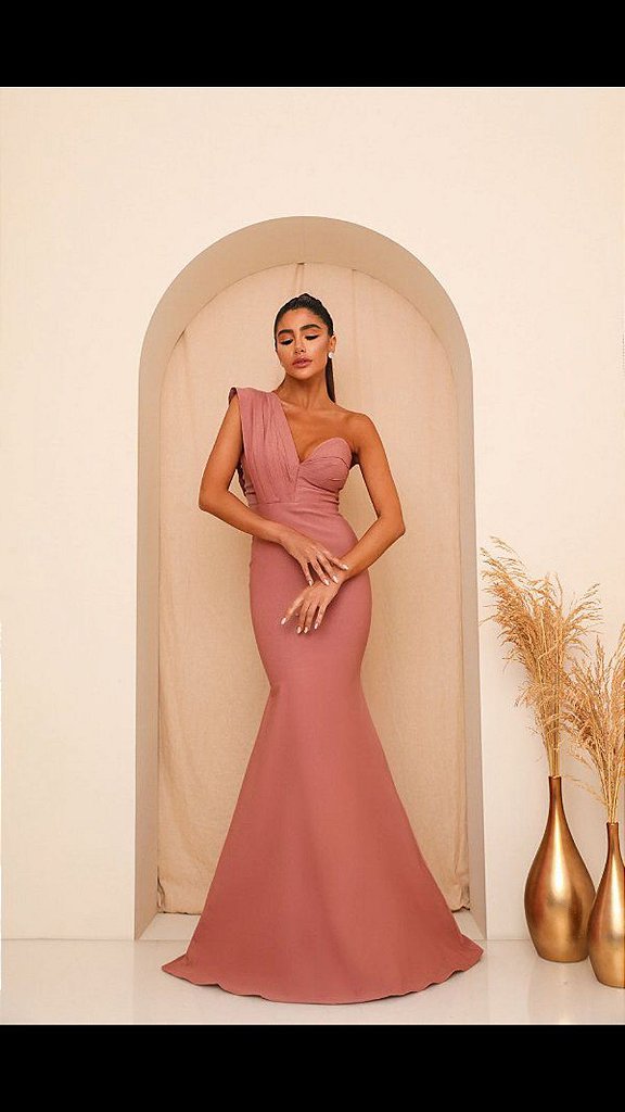 Vestido de cheap sarja longo