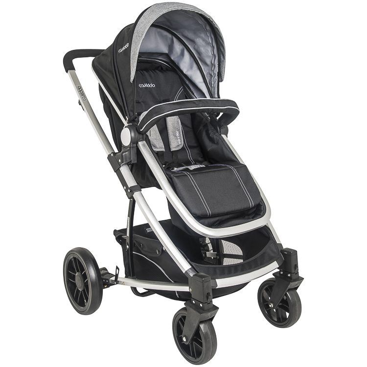 Travel System Winner Carrinho Bebe conforto Preto Cinza Kiddo Show de Bebe Moveis e Acessorios Infantis