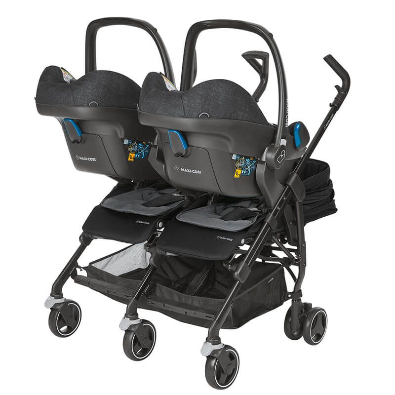 Carrinho Dana For 2 Nomad Black - GÊMEOS - Maxi-Cosi - Show de