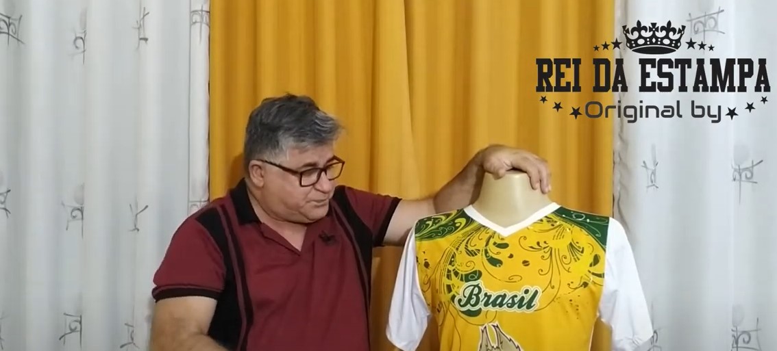 Camiseta Brasil Torcedor - Ref 03 - Rei da Estampa®