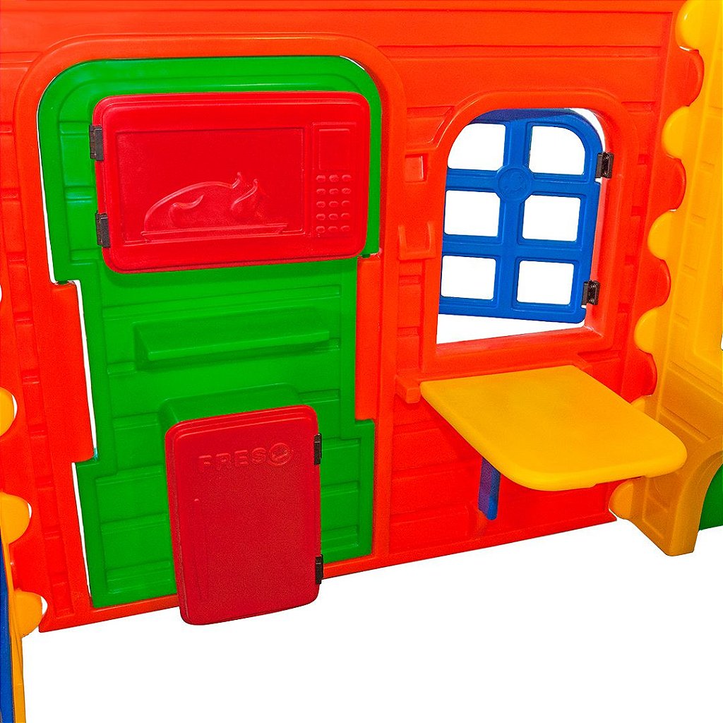 Casinha de Brinquedo e Boneca Infantil Freso Gran Chalé - Imagem 4