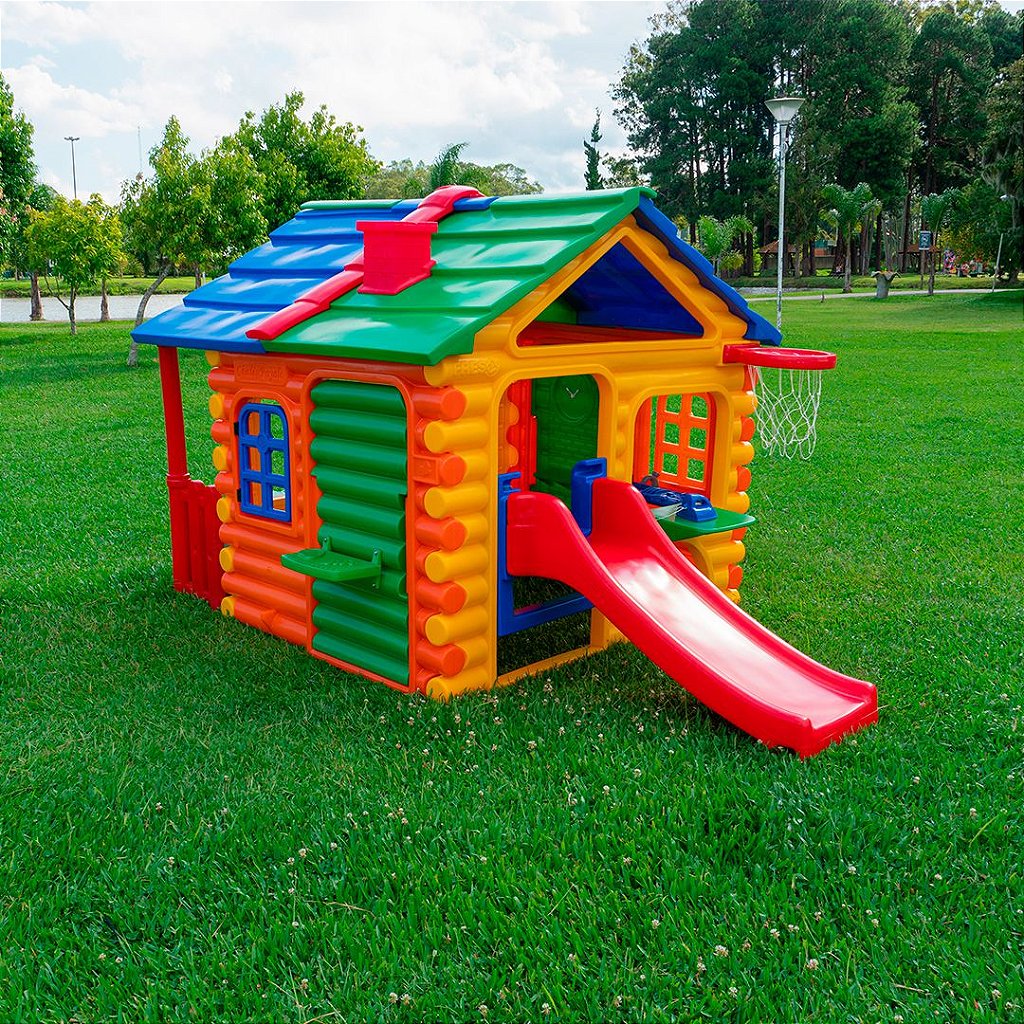 Casinha de Brinquedo e Boneca Infantil Freso Gran Chalé - Imagem 5