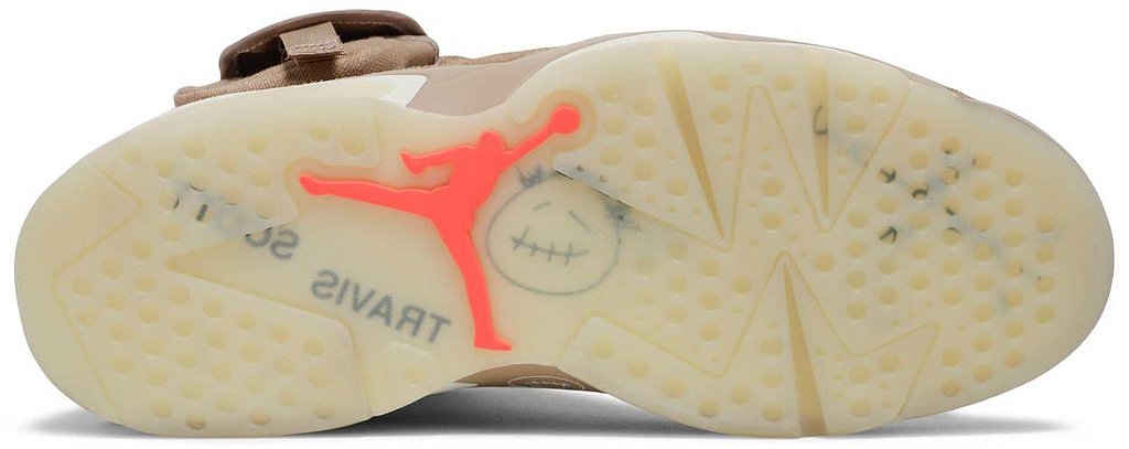 AIR JORDAN 6 RETRO X TRAVIS SCOTT ' BRITISH KHAKI ' - Os AIR JORDAN 6 RETRO X TRAVIS SCOTT ' BRITISH KHAKI ' - Os