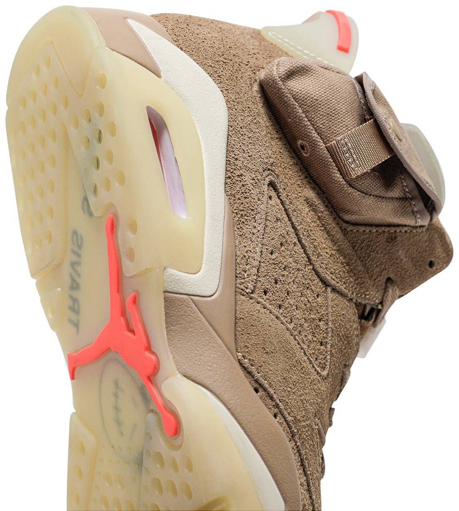 AIR JORDAN 6 RETRO X TRAVIS SCOTT ' BRITISH KHAKI ' - Os AIR JORDAN 6 RETRO X TRAVIS SCOTT ' BRITISH KHAKI ' - Os