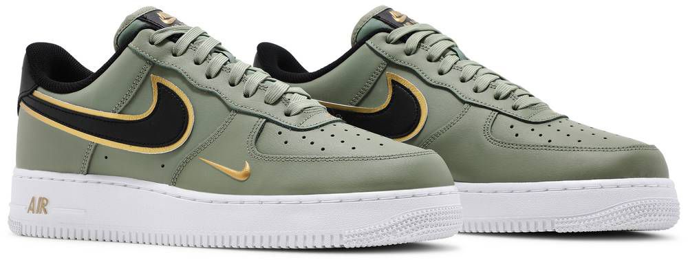 Air forces with green swoosh