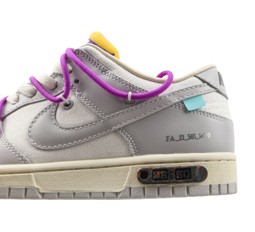 TÊNIS NIKE DUNK LOW X OFF-WHITE ' LOT 28 OF 50 ' - Os