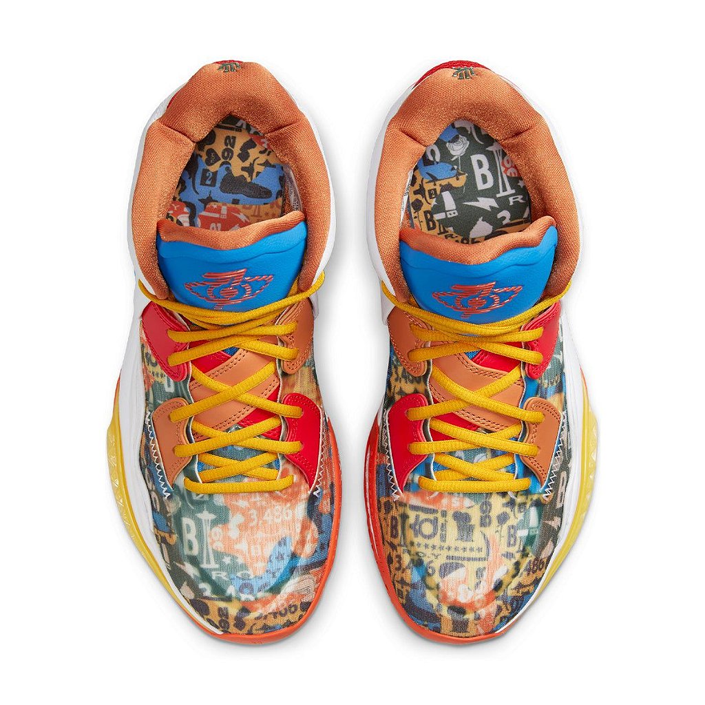 TÊNIS NIKE KYRIE 8 ' WHITE ORANGE ' - Os melhores sneakers estão