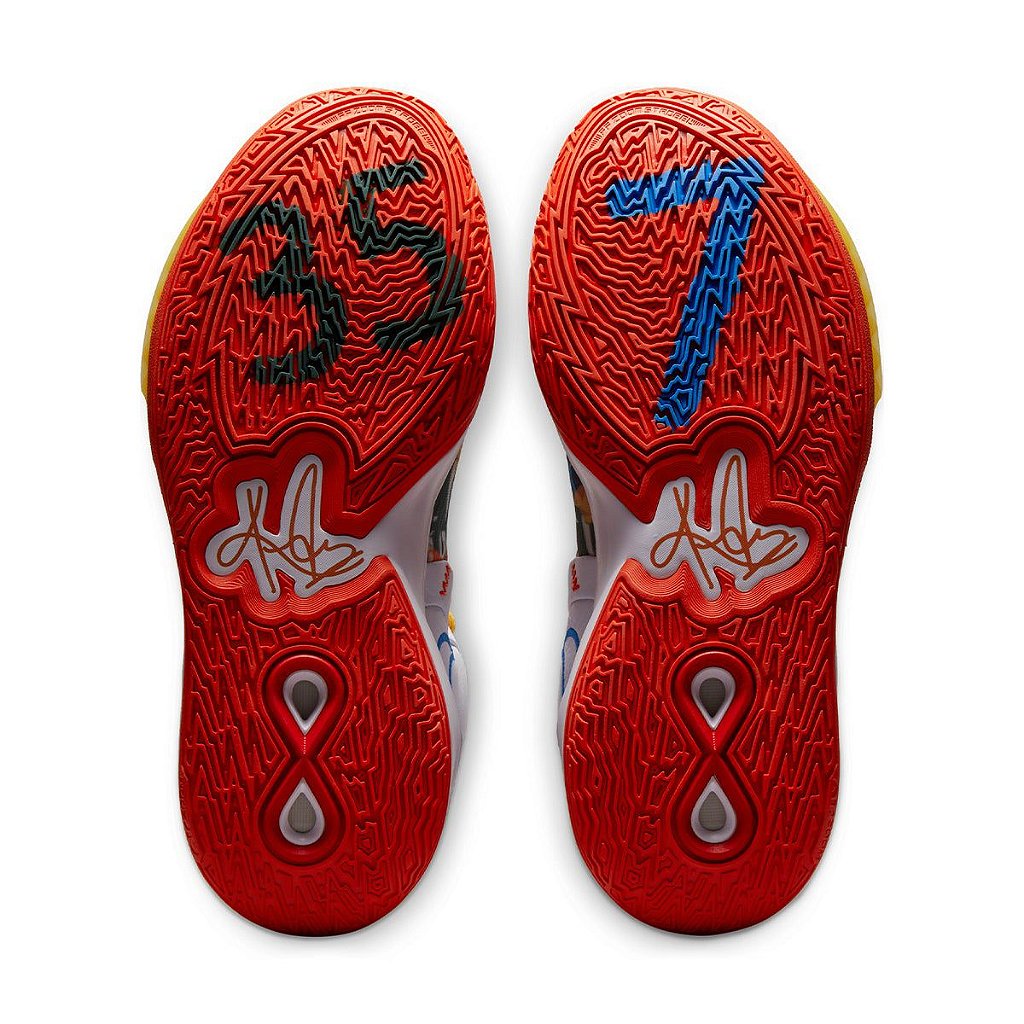 TÊNIS NIKE KYRIE 8 ' WHITE ORANGE ' - Os melhores sneakers estão