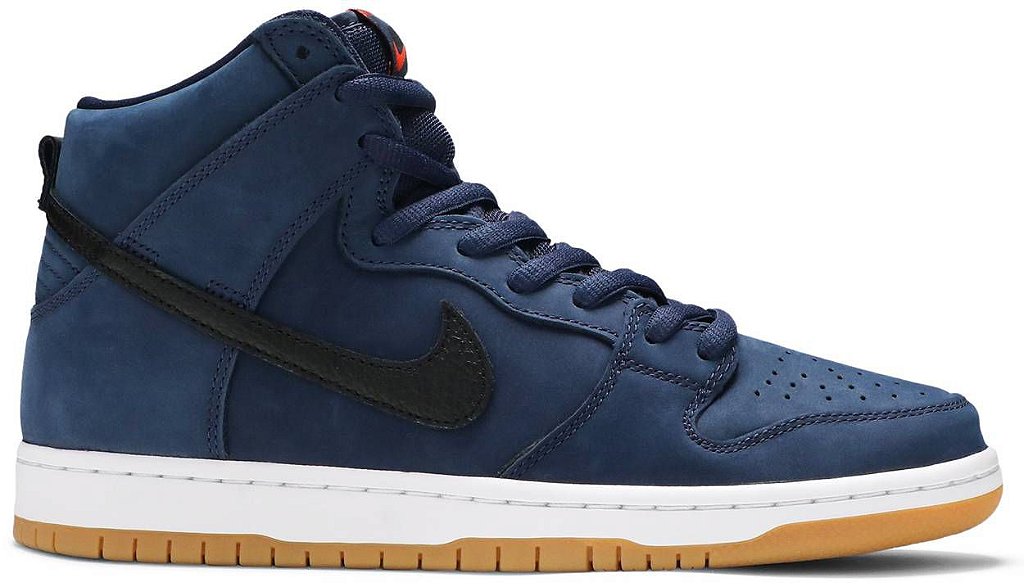 TÊNIS NIKE DUNK HIGH PRO ISO ' ORANGE LABEL-MIDNIGHT NAVY' - Quem