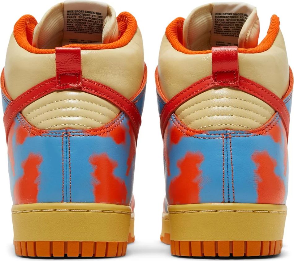 NIKE DUNK HIGH 1985 ORANGE ACID WASH - Quem entende de tênis