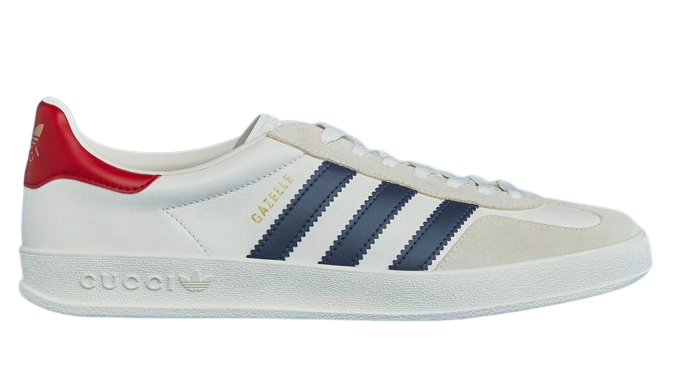 SAPATENIS GUCCI GAZELLE X ADIDAS WHITE Os melhores Tenis estao aqui
