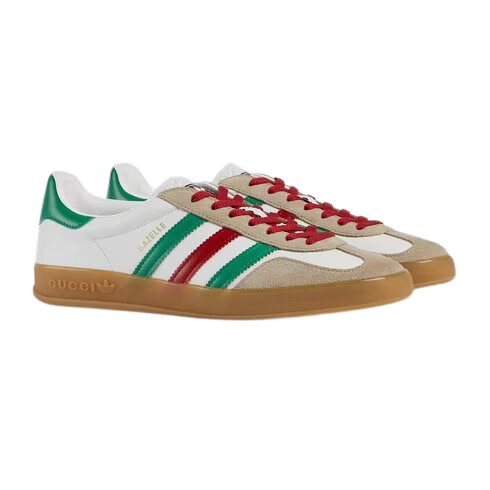 SAPATÊNIS GUCCI X ADIDAS GAZELLE 'WHITE GREEN RED ' - Os melhores