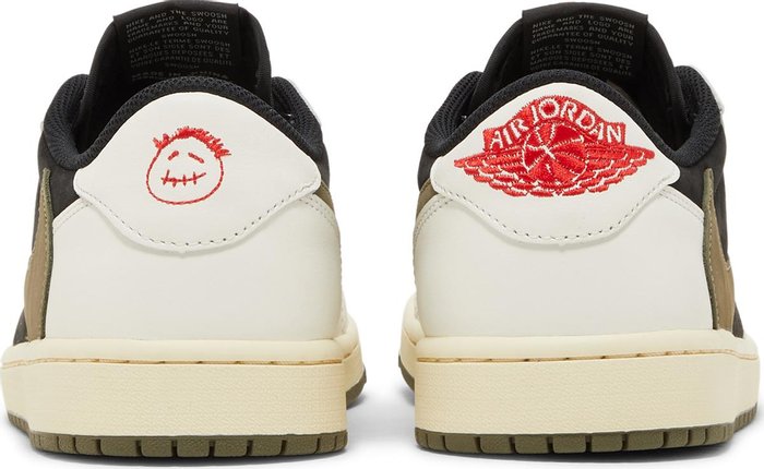 AIR JORDAN 1 LOW FACTS FIT ACTIVITY ' OLIVE ' X TRAVIS SCOTT