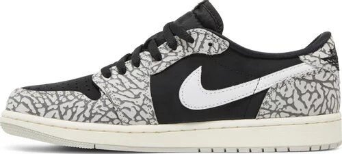 AIR JORDAN 1 LOW OG ' BLACK CEMENT ' - Os melhores sneakers estão