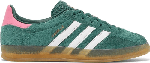 ADIDAS GAZELLE INDOOR ' COLLEGIATE GREEN PINK ' - Os melhores