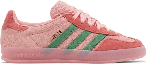 ADIDAS GAZELLE INDOOR ' PINK SPARK PRELOVED GREEN ' - Os melhores