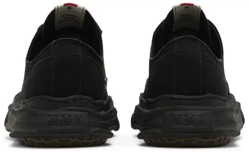 TÊNIS MAISON MIHARA YASUHIRO HANK OG SOLE CANVAS LOW BLACK - Quem