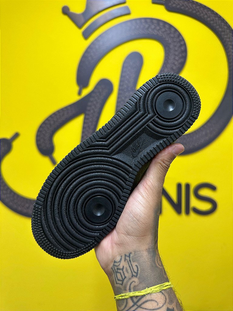 Nike Air Force 1 Low x Stussy Triple Black - A PRONTA ENTREGA