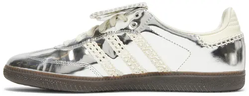 Wales Bonner × adidas Samba\"Silver\"23cm Wales Bonner x adidas Samba Silver Metallic - Droper