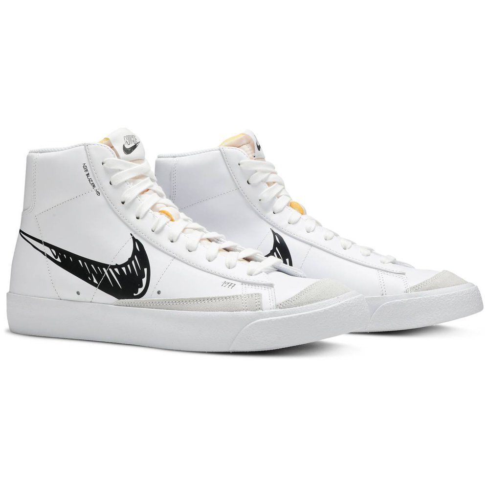 NIKE Blazer Mid 77 Sketch Pack ブレーザー ナイキ TÊNIS NIKE BLAZER MID 77 ' SKETCH - BLACK ' - Quem entende de