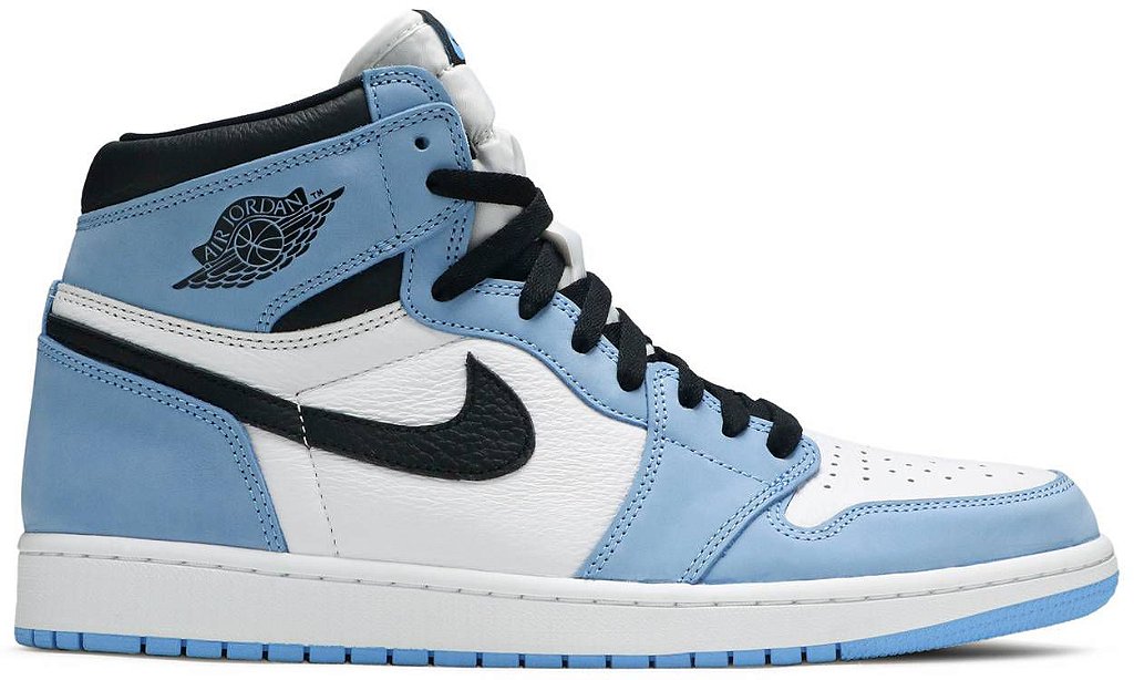 安東　Jordan 1 High OG University Blue AIR JORDAN 1 HIGH OG ' UNIVERSITY BLUE ' - Os melhores