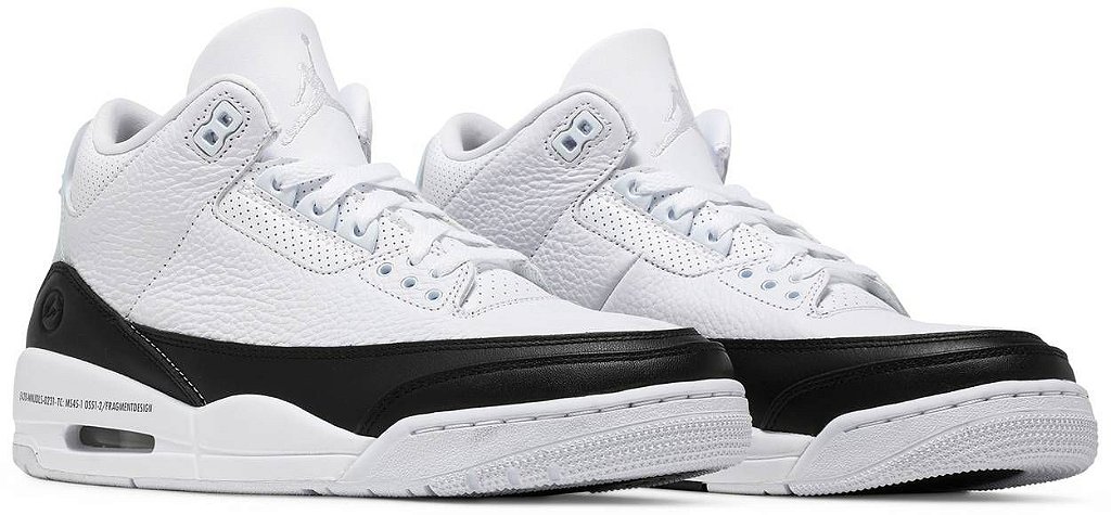 AIR JORDAN 3 RETRO SP X FRAGMENT DESIGN ' WHITE ' - Os melhores