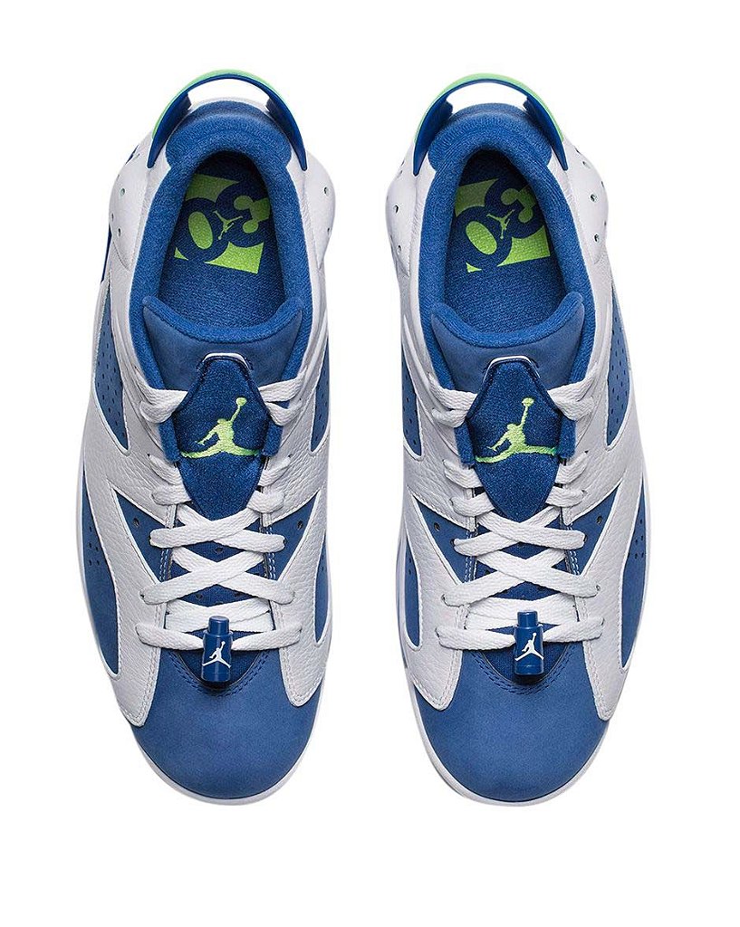 AIR JORDAN 6 RETRO LOW ' GHOST GREEN ' - Os melhores