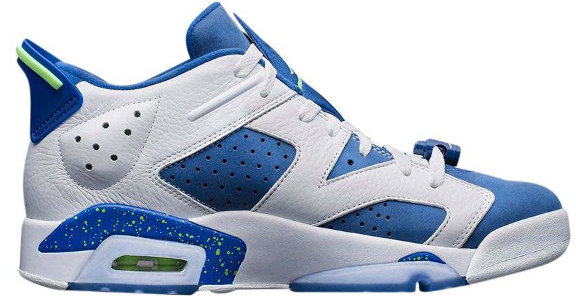 AIR JORDAN 6 RETRO LOW ' GHOST GREEN ' - Os melhores