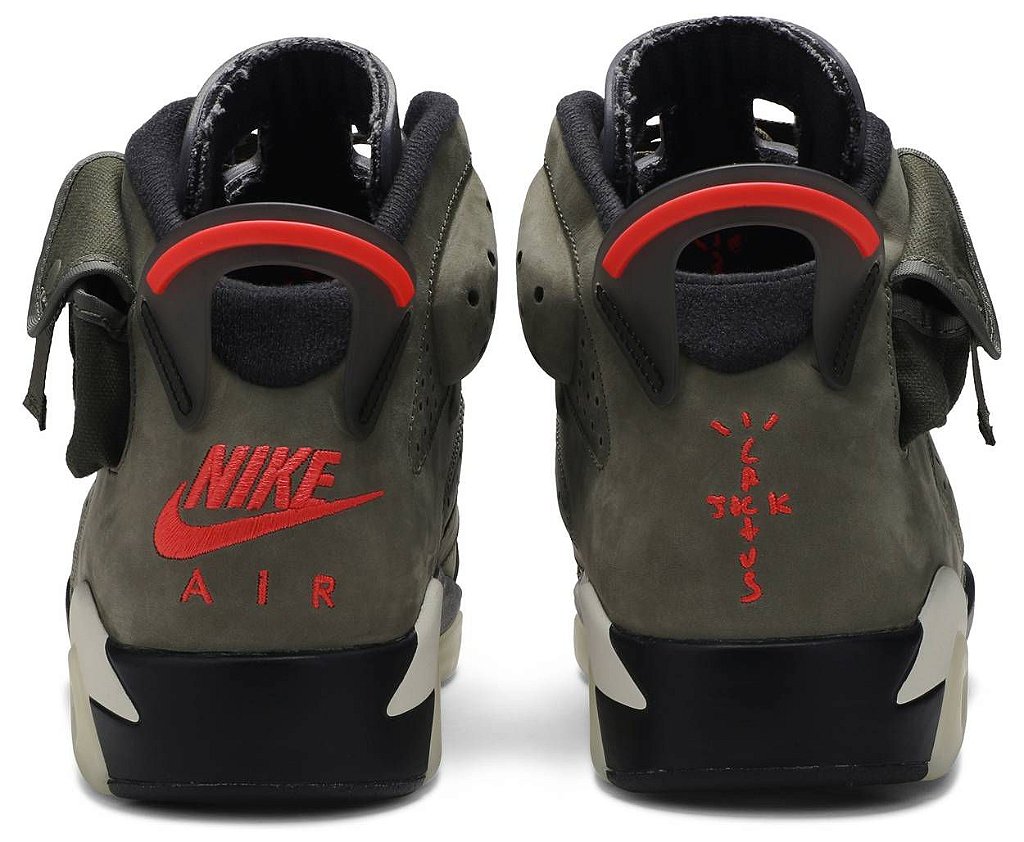 AIR JORDAN 6 RETRO X TRAVIS SCOTT ' OLIVE ' - Quem entende de