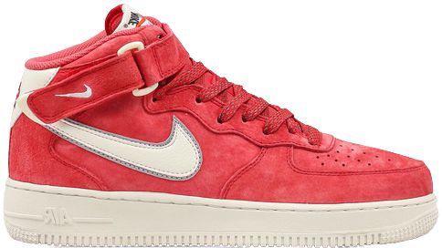 red nike af1 high top