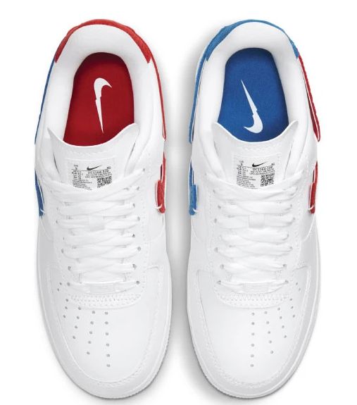 nike air force 1 lxx white red royal