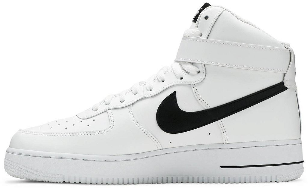 nike black white air force 1