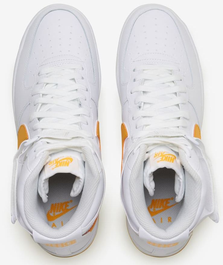 Nike air force 1 high hotsell university gold