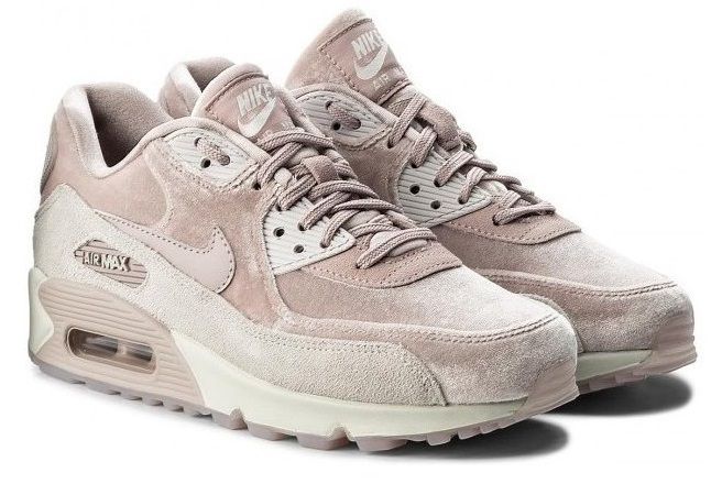 air max 90 velvet particle rose