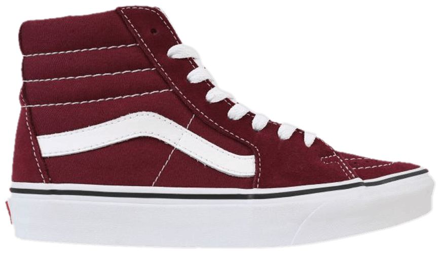 vans burgundy high tops