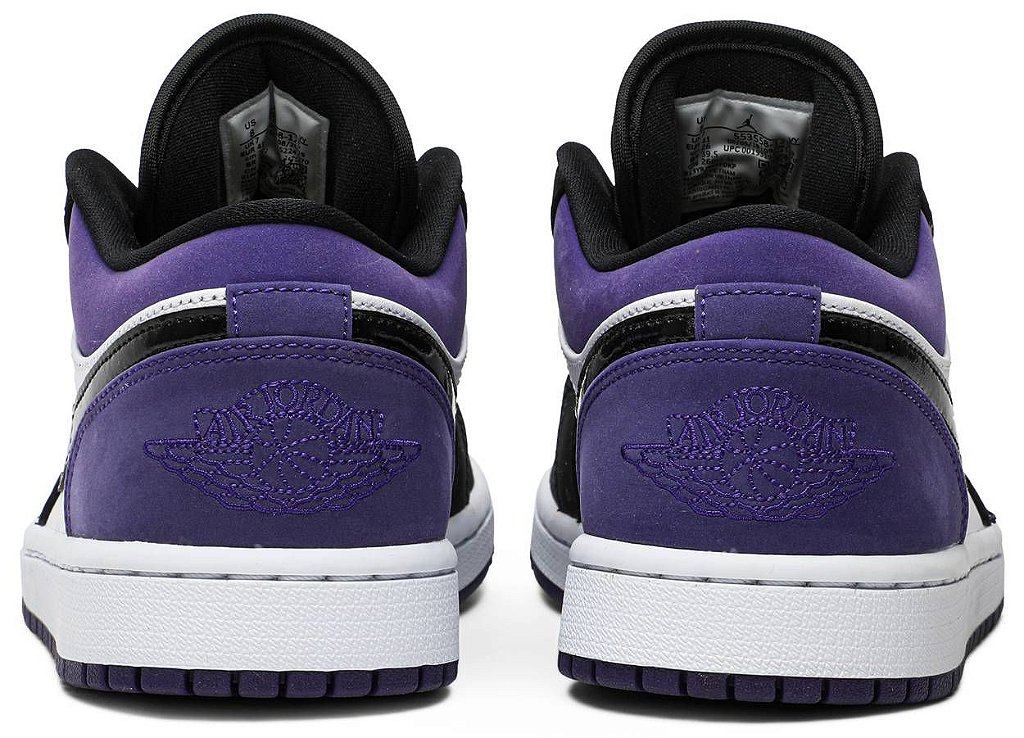 AIR JORDAN 1 LOW ' COURT PURPLE ' - Os melhores sneakers estão aqui !