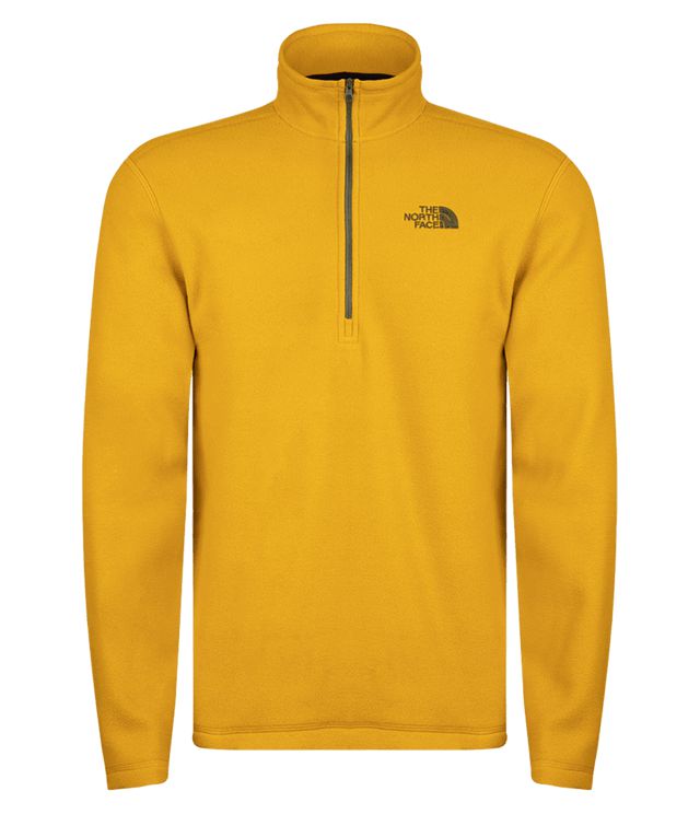 fleece tka glacier full zip masculino preto
